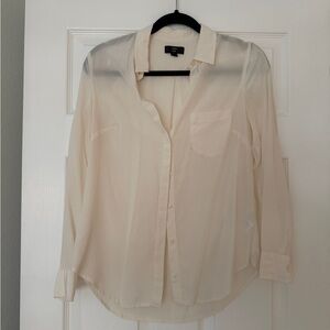 J. Crew Cream Button Down Shirt